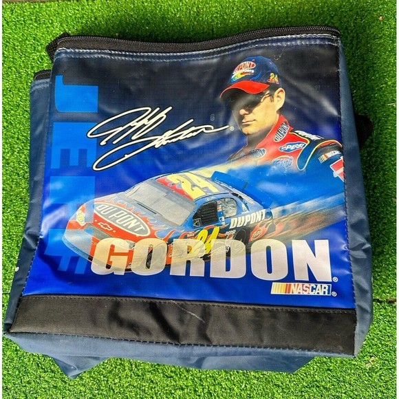 Jeff Gordon # 24 Nascar Insulated Soft Cooler. 12" x 8" x 6" Lunch‎ Box - Picture 1 of 6